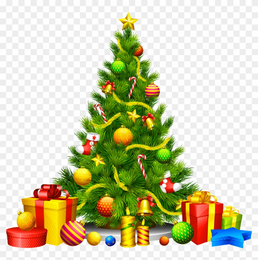 Christmas Tree Clip Art Free - Merry Christmas Tree Png #995591