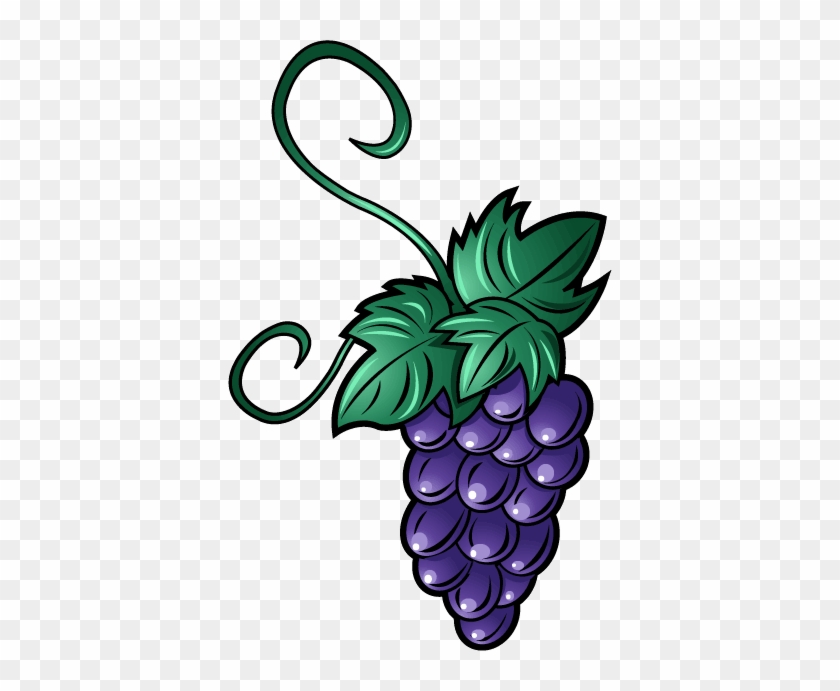 Free Clip Art Food Â» Fruit Â» Bunch Of Grapes - Clipart Of Bunch Of Grapes #995651
