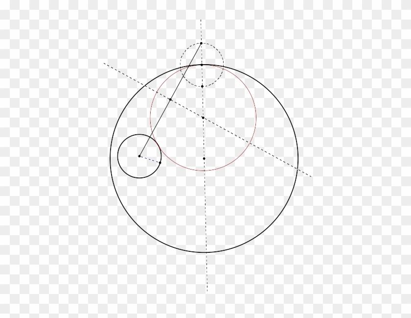 As We Can See, The Red Circle Is Tangent To One Point - Circle #996002
