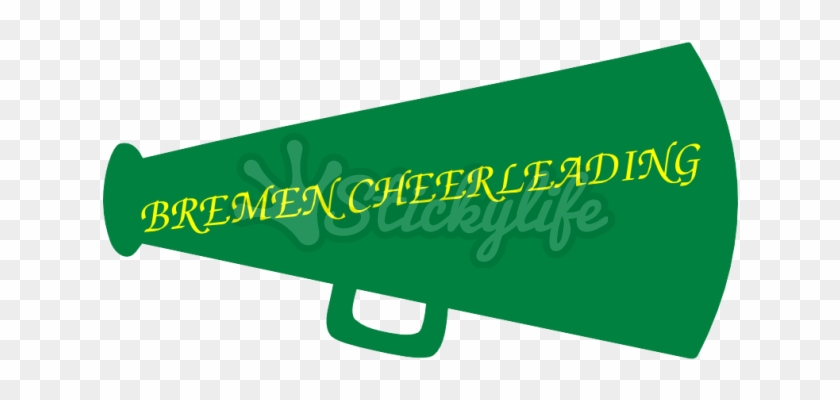 Cheerleading Megaphone Car Magnet - Car #996063