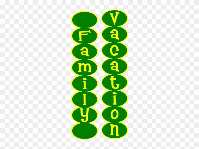 Family Vacation Border - Circle #996353