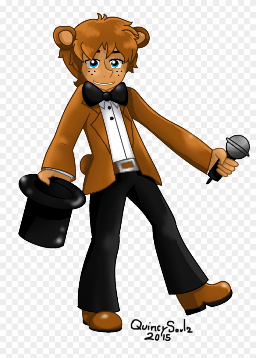 Human Freddy Fazbear By Quincysoulz Human Freddy Fazbear - Freddy As A Human #996513