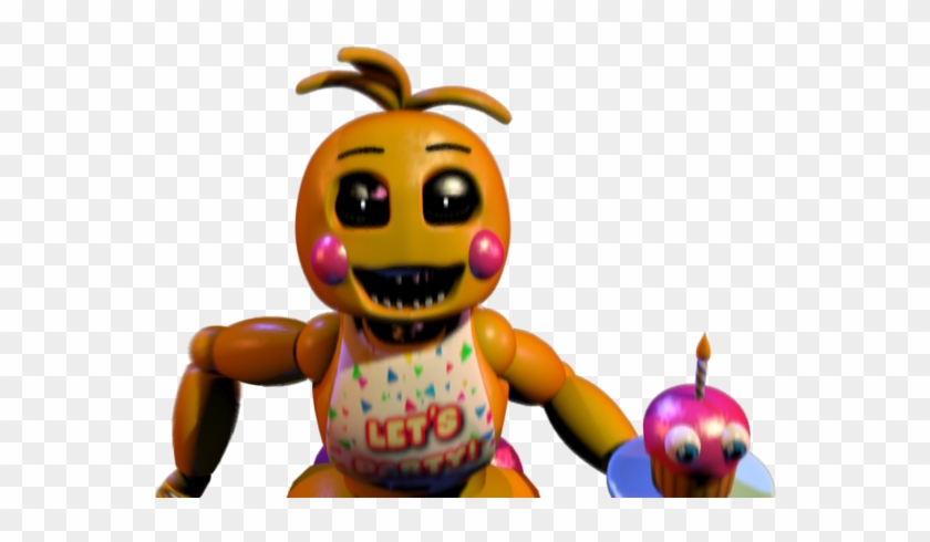 Five - Toy Chica Jumpscare With Beak #996541