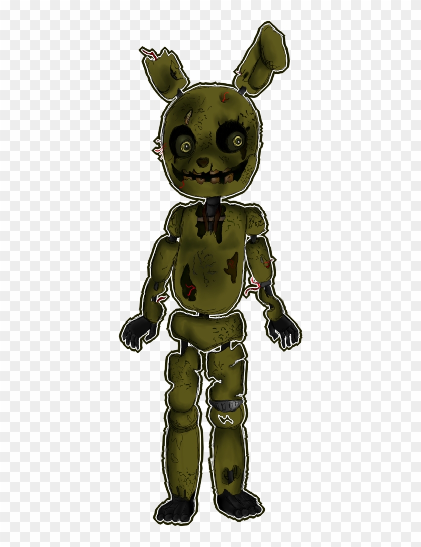 Download Fnaf Animatronics With Springtrap Wallpaper