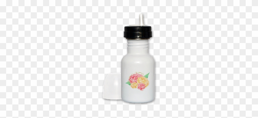 Watercolor Floral Peony Sippy Cup - Sippy Cup #996584