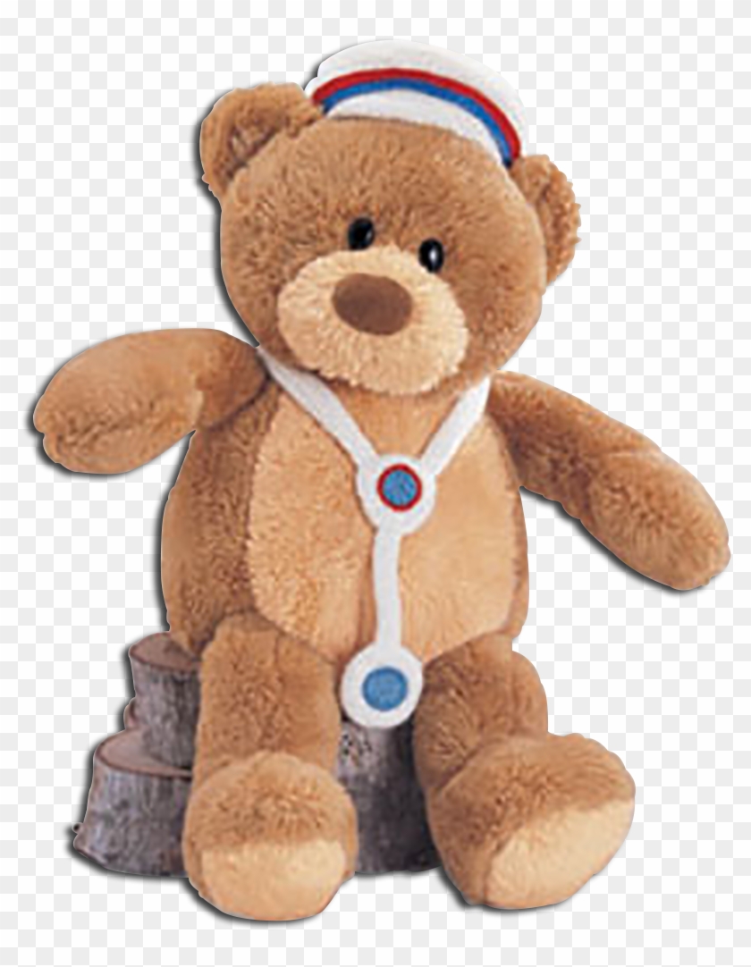 Gund Thinking Of You Medical Teddy Bears - Teddy Bear With Stethoscope Png #996593