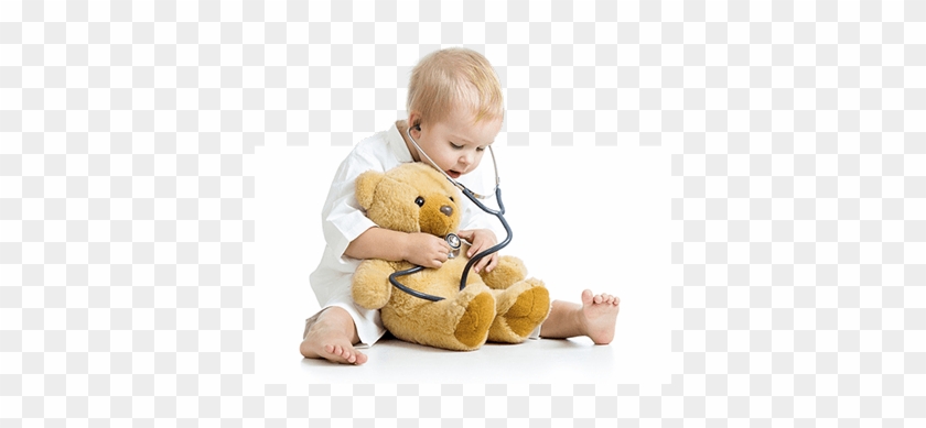 Child With Clothes Of Doctor And Teddy Bear Toy - Baby 411: Clear Answers & Smart Advice #996609