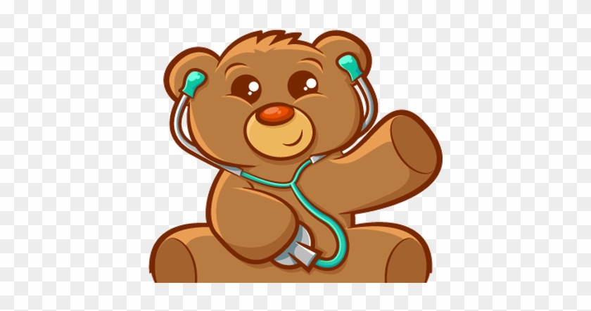 Natalie Muth Carlsbad/encinitas Pediatrician & Nutritionist - Teddy Bear With Stethoscope Cartoon #996617
