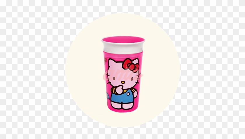 Munchkin Miracle® 360° Deco Sippy Cup 9oz Hello Kitty - Munchkin Hello Kitty Miracle 360 Sippy Cup - 9 Ounce #996662