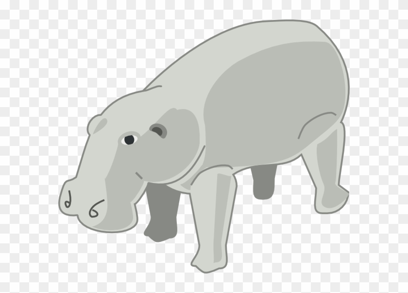 Hippopotamus Clipart - Imagenes De Animales Grandes Animados - Free  Transparent PNG Clipart Images Download