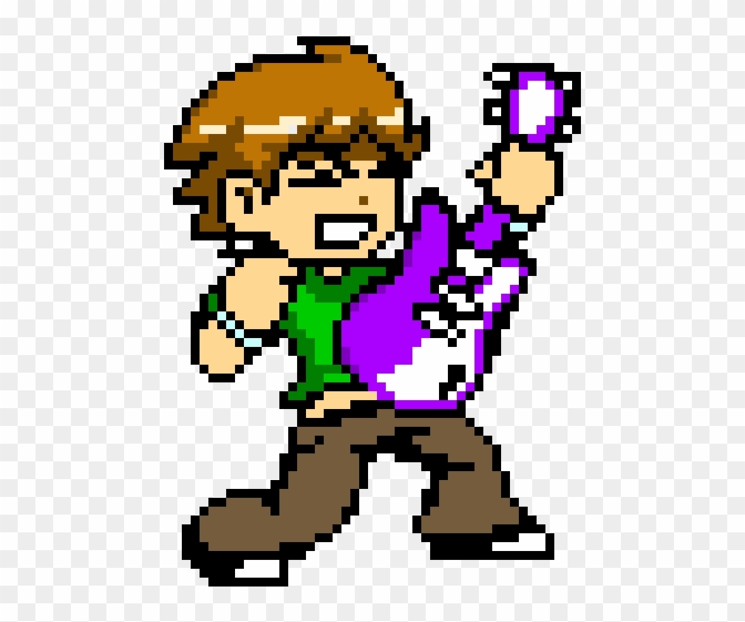 Scott Pilgram - Scott Pilgrim Vs The World Pixel Art #996957