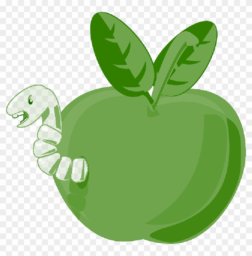 Red, Green, Apple, Food, Fruit, Small, Apples, Bitten - Transparent Background Of Cartoon Apple #996981