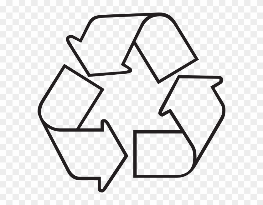 Recycling Symbol Clip Art At Clker Com Vector Clip - Recycle Green Outline #997065