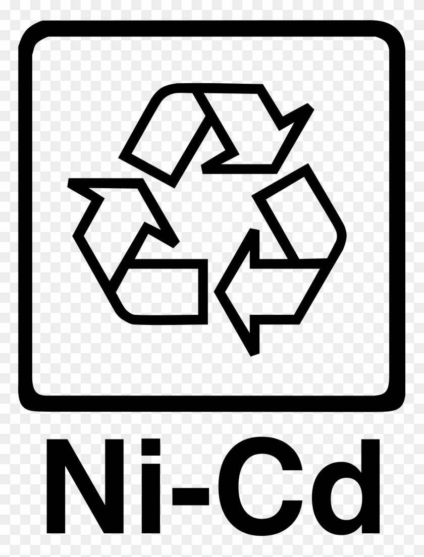 File - Recycling Ni-cd - Svg - Wikimedia Commons - Nickel Cadmium Symbol #997082