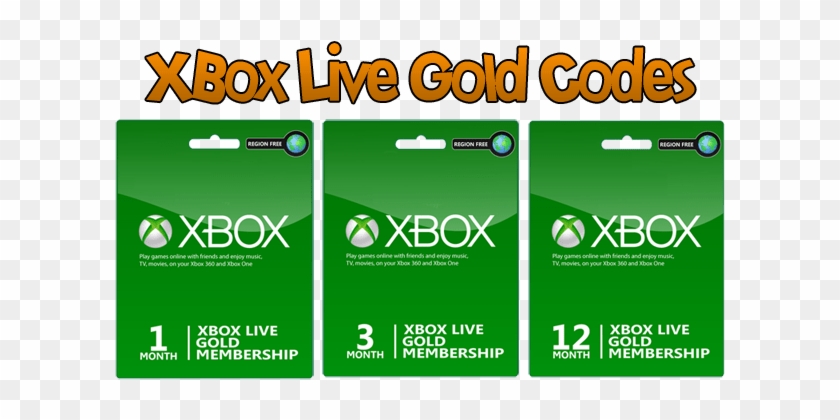 Free Xbox Live Gold Codes - Free Xbox Live Gold Codes #997189.