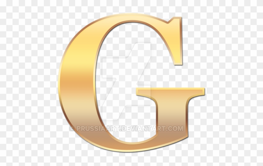 Golden Letter G By Prussiaart - Emblem #997269