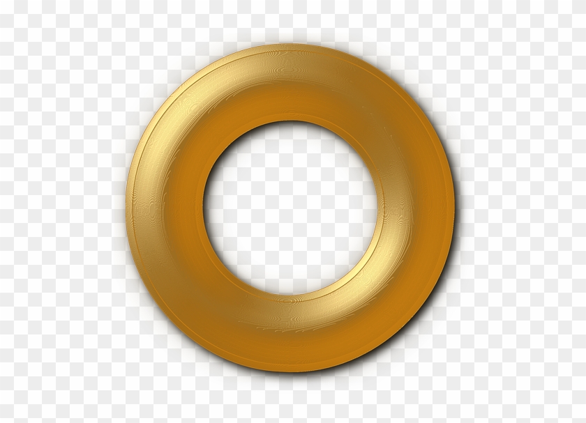 Yellow, Circle, Round, Ring, Sampler, Grommet - Aro De Oro Png #997294