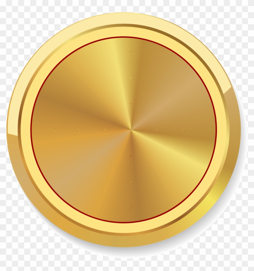 Circle Gold Disk - Medal #997304