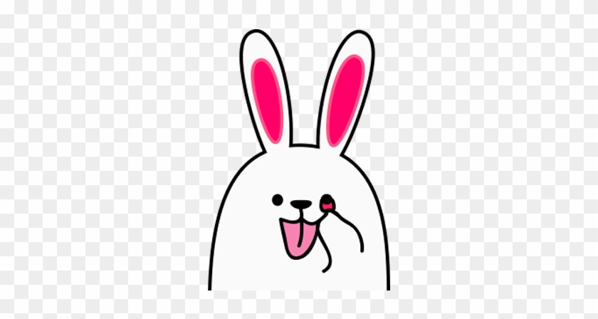 Lovely Rabbit Emoji Messages Sticker-8 - Lovely Rabbit Emoji Messages Sticker-8 #997641