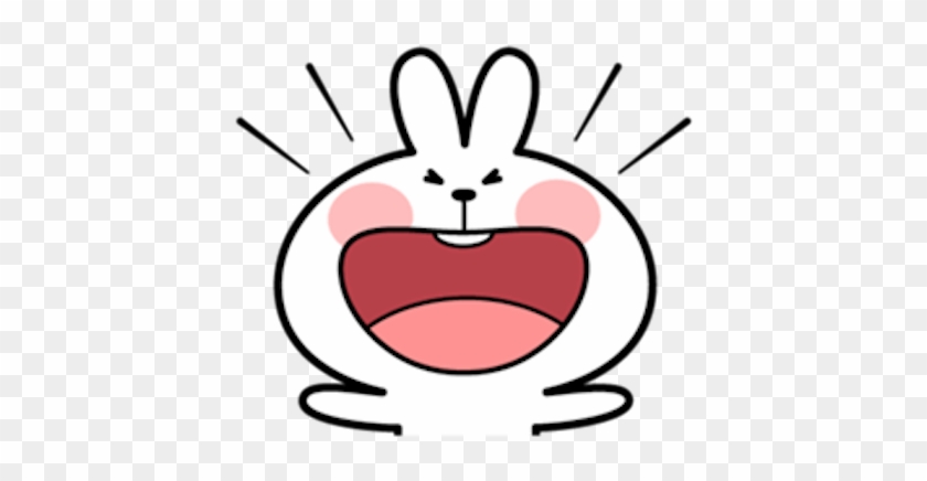 Spoiled Rabbit 1 Messages Sticker-1 - Spoiled Rabbit Face Png #997684