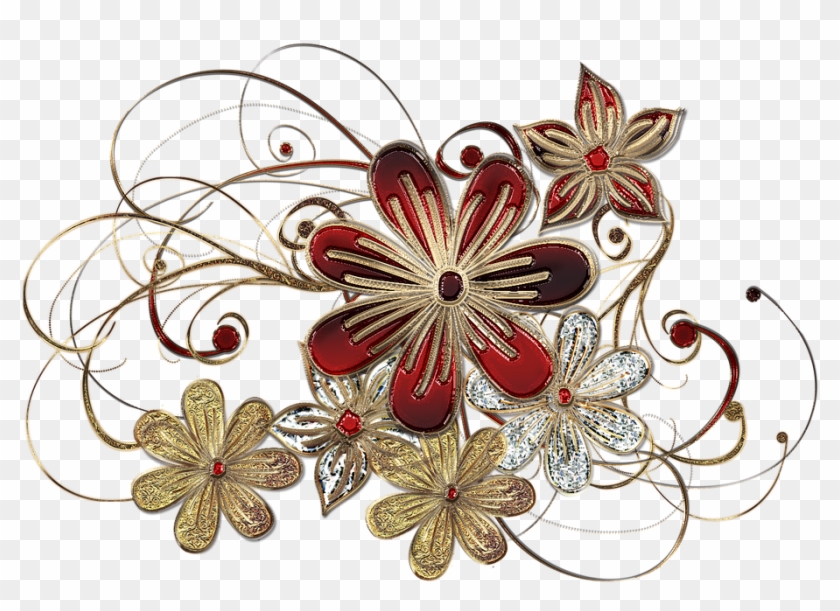Graphic Design Art Flower Hd 14, Buy Clip Art - Elegante Poinsettia-feiertags-abendessen-party Karte #997762