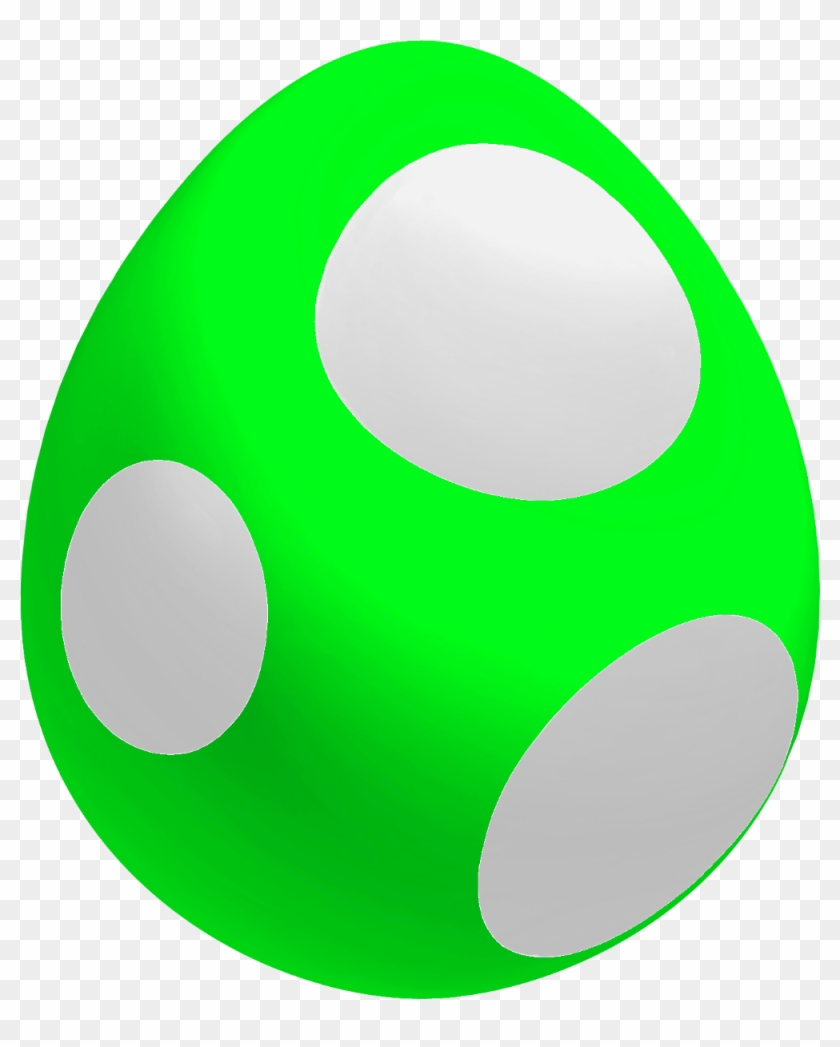 Lime Baby Yoshi Egg - Mario Baby Yoshi Egg #997777
