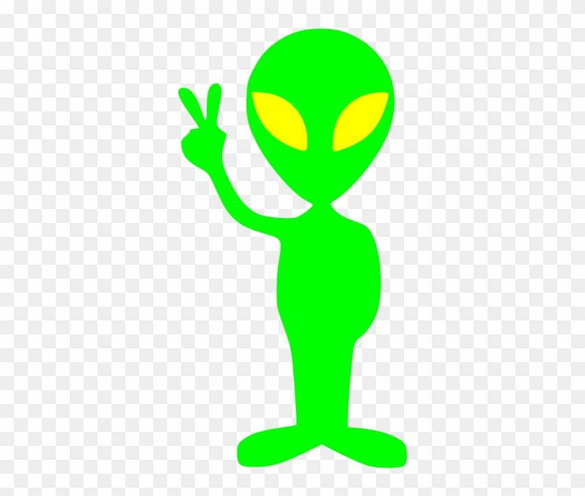 Scalable Vector Graphics Little Grn Alien Peace Scallywag - Alien Png #997941