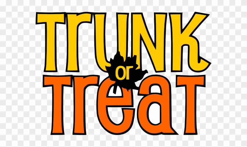 Trunk - Clipart - Trunk Or Treat Sign #997984