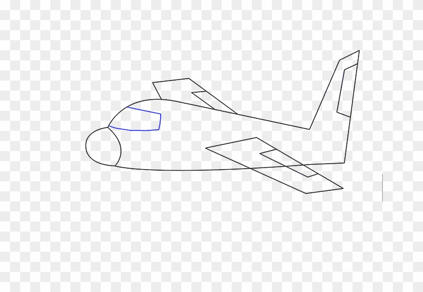 Drawn Airplane Line Drawing - Sketch #998035