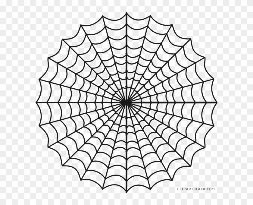 Spider Web Animal Free Black White Clipart Images Clipartblack - Spider Web Clip Art #998042