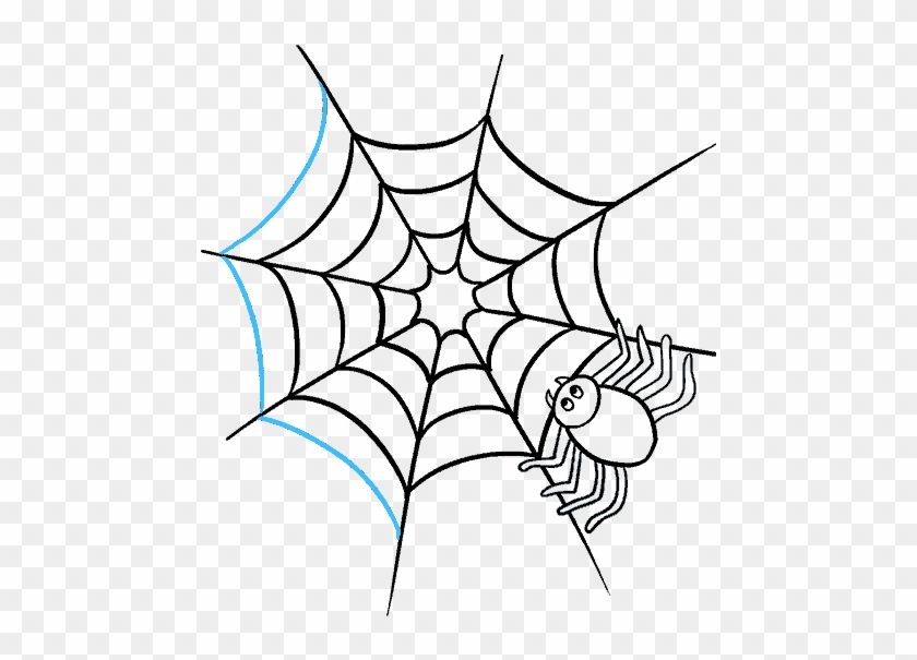 How To Draw How To Draw A Spider Web With Spider In - Draw A Spider Web #998051