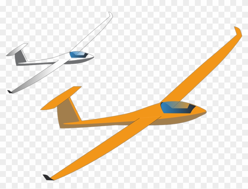 Aviation Clipart Glider Plane - Aviation #998059