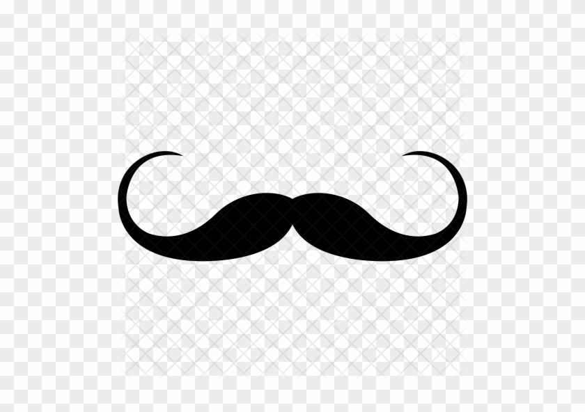 Handlebar Mustache Icon - Villan Mustache Png #998081