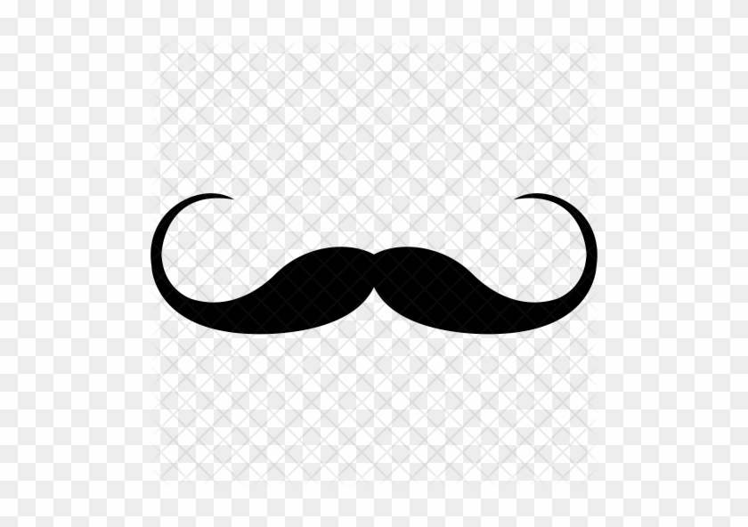 Handlebar Mustache Icon - Villan Mustache Png #998081