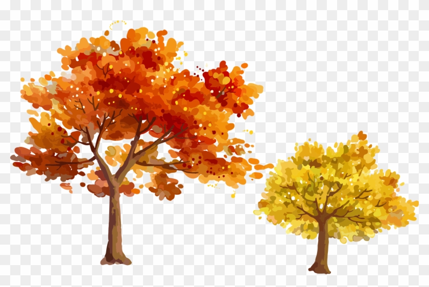 Autumn Tree Leaf - 3d Removable Wall Stickers For Home #998116