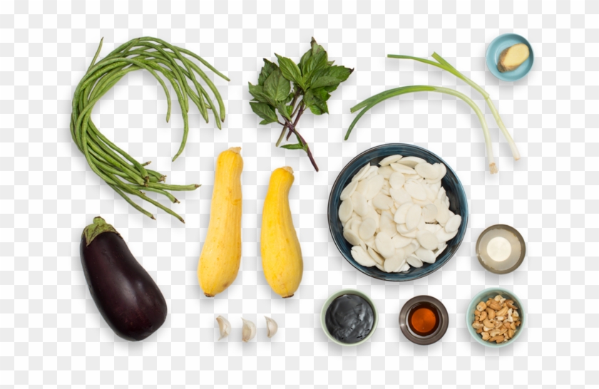 Summer Vegetable Korean Rice Cakes With Squash, Eggplant - White Rice #998154