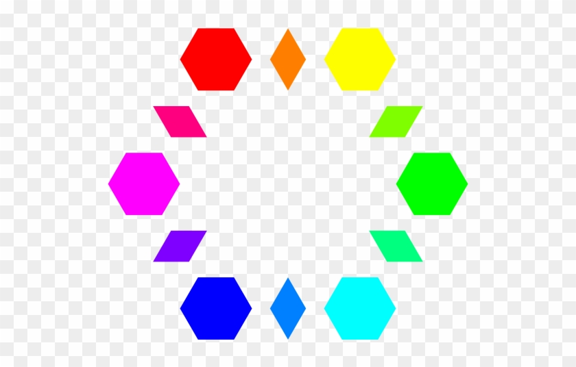 6 Hexagons 6 Diamonds Png Images 600 X - اشكال هندسية Clipart #998185