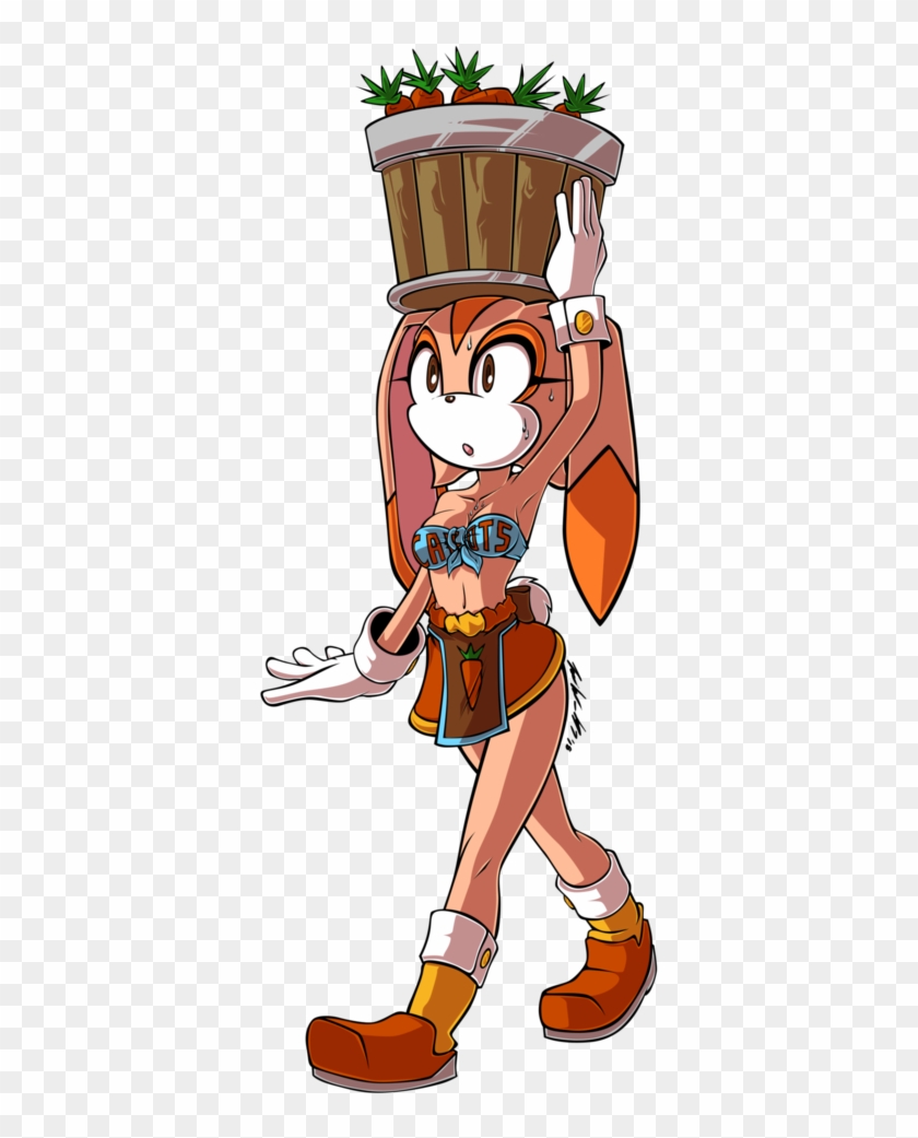 Cream The Carrot Farmer By Bloodrike - Cartoon #998240