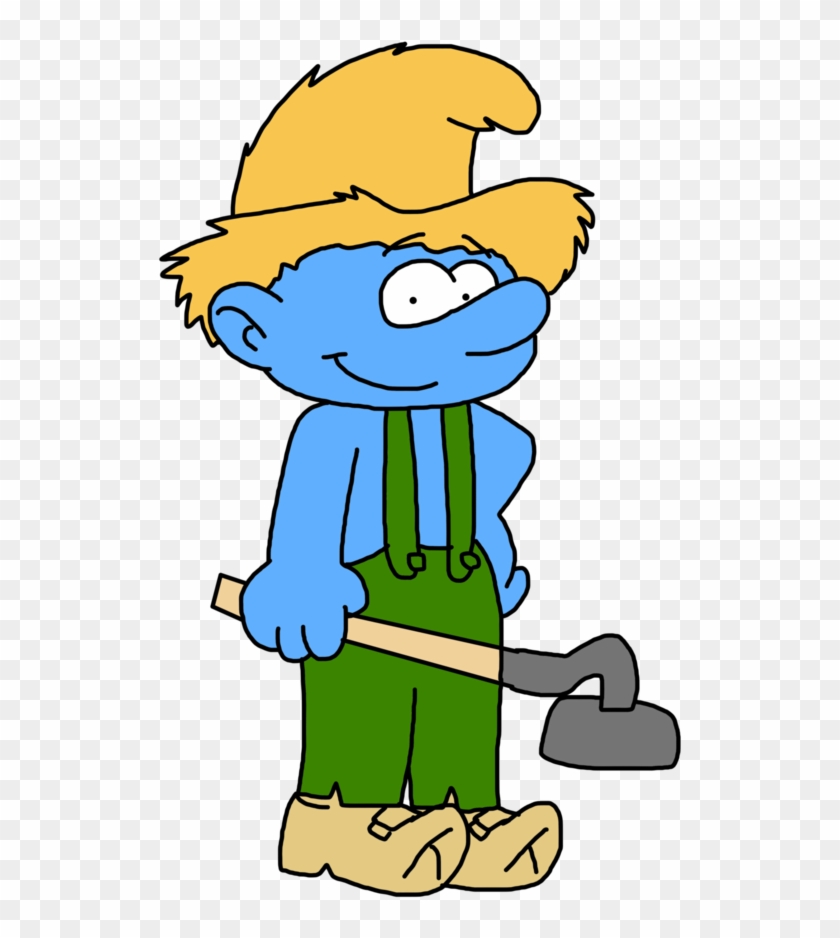 Farmer Smurf By Marcospower1996 - Farmer Smurf Png #998275