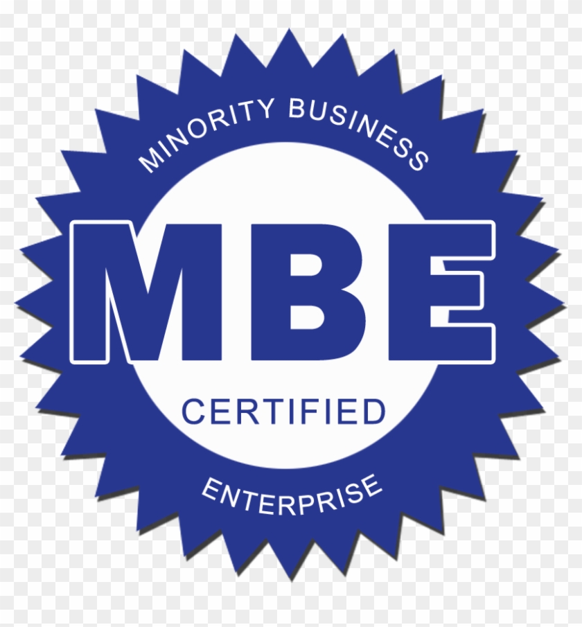 Minority Business Enterprise Certification Logo - Pink Luncheon Napkins (50 Pack) #998375