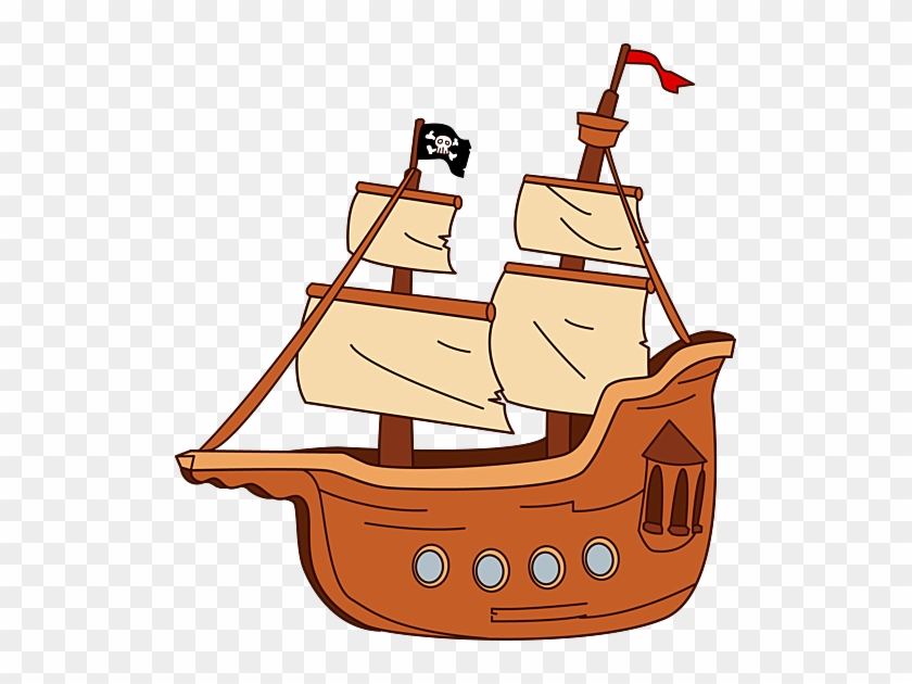 Pirate Ship Cartoon Png #998482