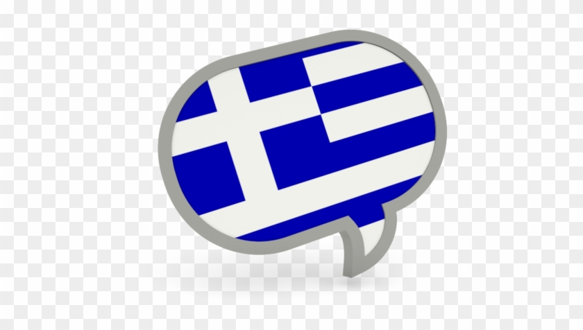 Greek Word Everyday - Greek Flag Speech Bubble #998499