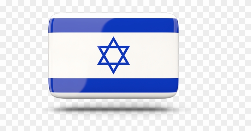Israel Rectangular Icon With Shadow - Israel Dtom Oval Car Magnet #998534