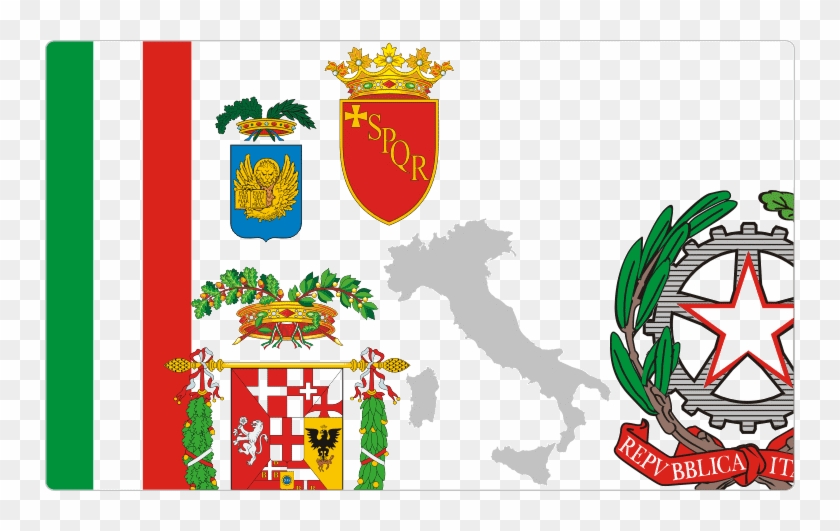 Heraldry Of Italy / Italian Flags & Coats Of Arms - Flag Of Bari Italy #998568