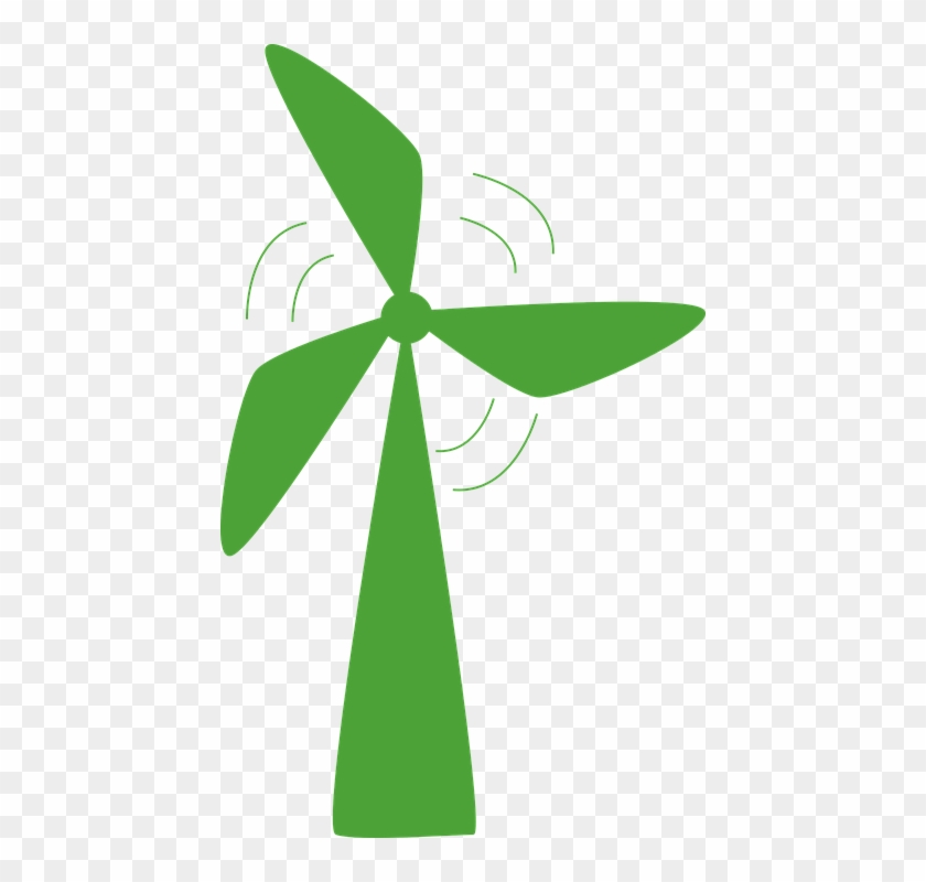 Wind Turbine Wind Driven Generators, Windmill Label, - Renewable Energy Vector Png #998605