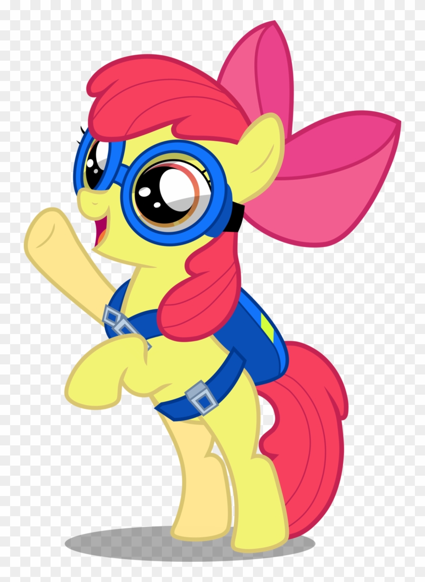 Apple Bloom Skydiving Vector By Darlaud On Deviantart - My Little Pony: Friendship Is Magic #998677