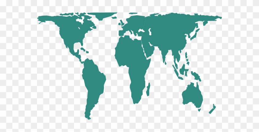 World Map Clip Art At Clker - Gall Peters Map Vector #998715