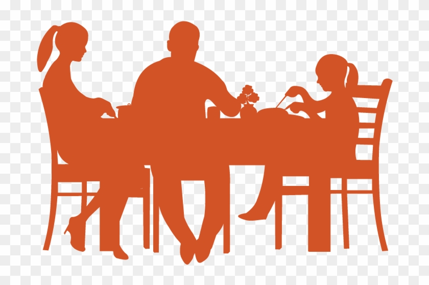 Table Dining Room Dinner Silhouette - People Having Dinner Silhouettes #998740