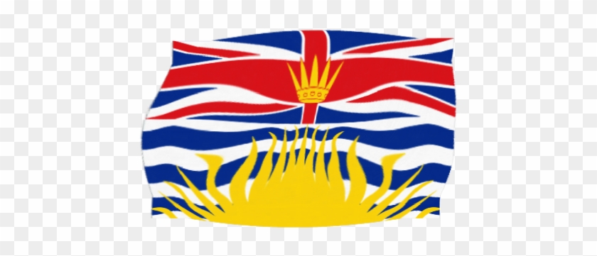 What A Recession In Canada - Cartoon British Columbia Flag #998870