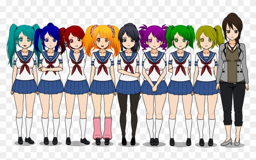 Yandere Simulator Students Teacher - All Students In Yandere Simulator #998877